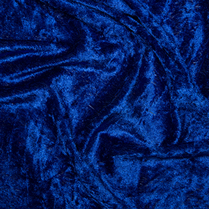 Royal Blue Crushed Velvet